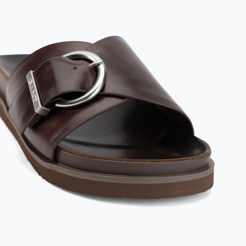 Női papucsok GANT Mardale dark brown 7