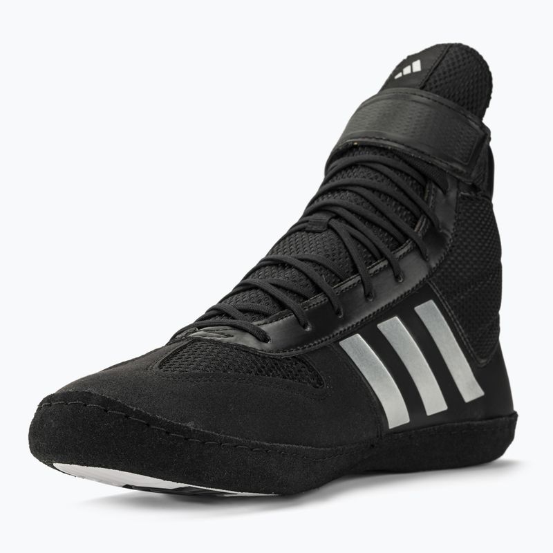 Férfi adidas Combat Speed.5 fekete/ezüst bokszcipő BA8007 8