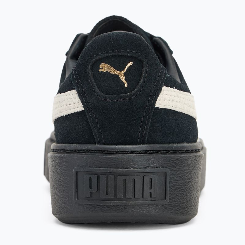 Puma Suede Platform női cipő fekete/puma fehér 6