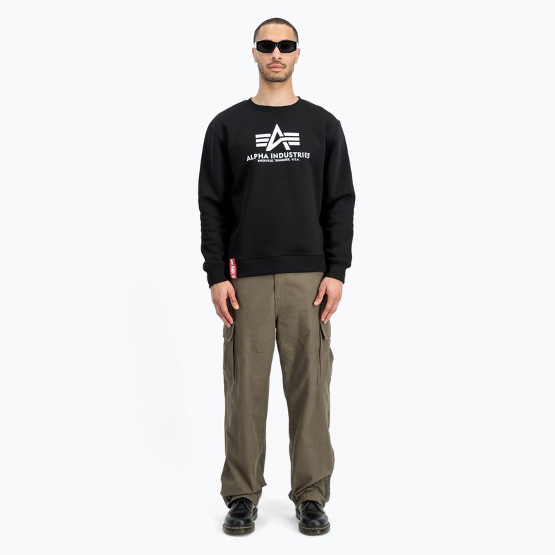 Alpha Industries férfi melegítőfelső Basic fekete 2