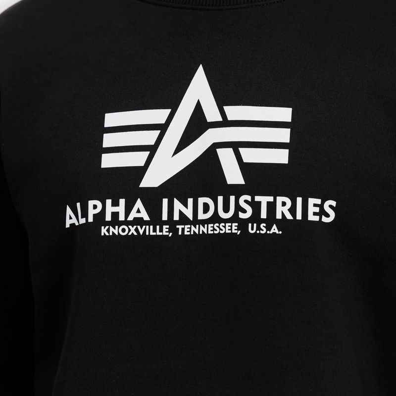 Alpha Industries férfi melegítőfelső Basic fekete 4