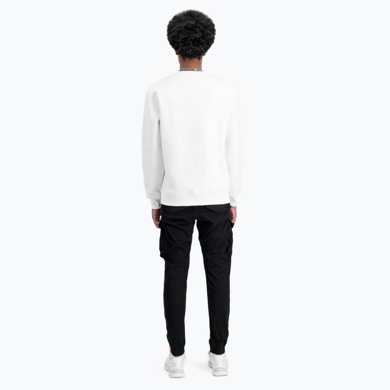 Férfi Alpha Industries Basic fehér melegítőfelső 3