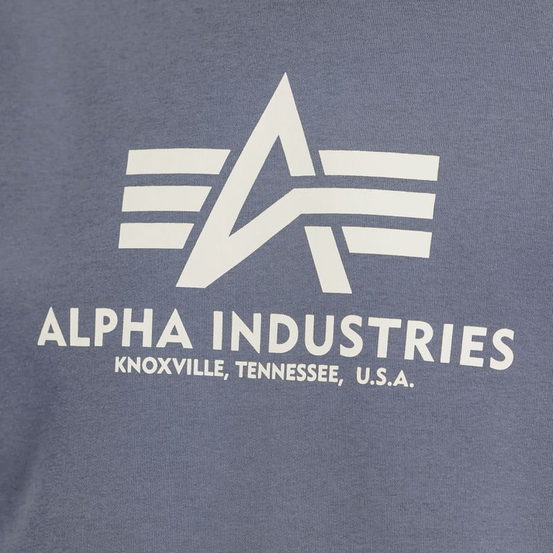 Férfi Alpha Industries Basic szürkefekete melegítőfelső 4