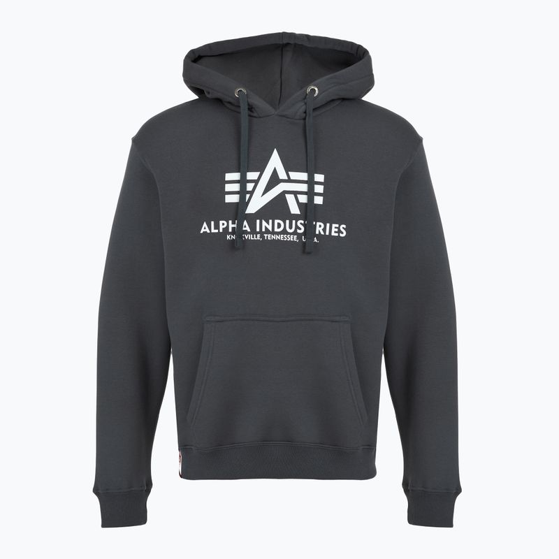 Férfi Alpha Industries Basic tengerészkék pulóver 5