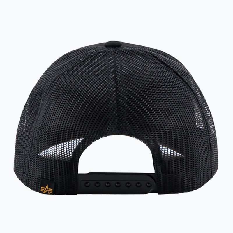 Férfi Alpha Industries Basic Trucker baseball sapka fekete 2