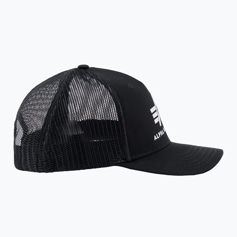 Férfi Alpha Industries Basic Trucker baseball sapka fekete 4