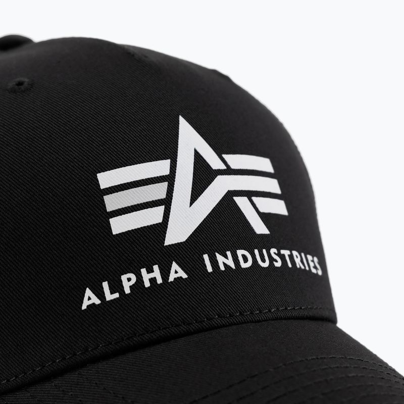 Férfi Alpha Industries Basic Trucker baseball sapka fekete 5