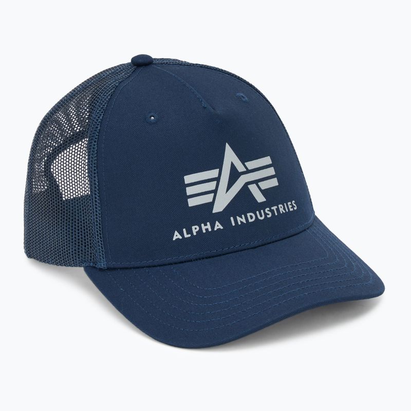 Férfi Alpha Industries Basic Trucker baseball sapka rep.kék