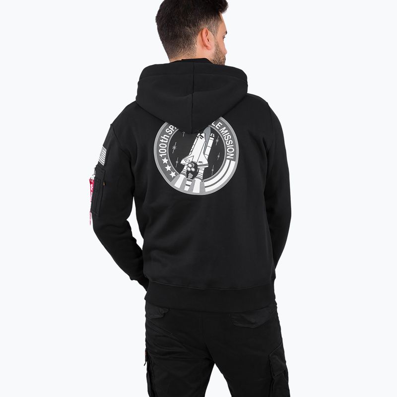 Férfi pulóver Alpha Industries Space Shuttle black 3