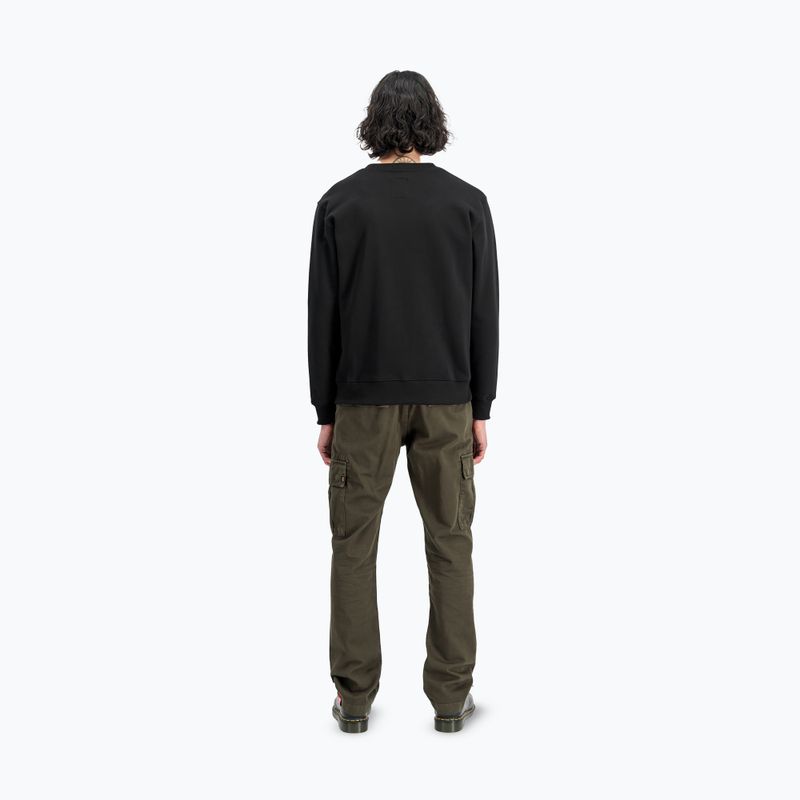 Férfi Alpha Industries Basic Small Logo pulóver fekete 3