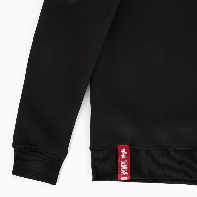Férfi Alpha Industries Basic Small Logo pulóver fekete 8