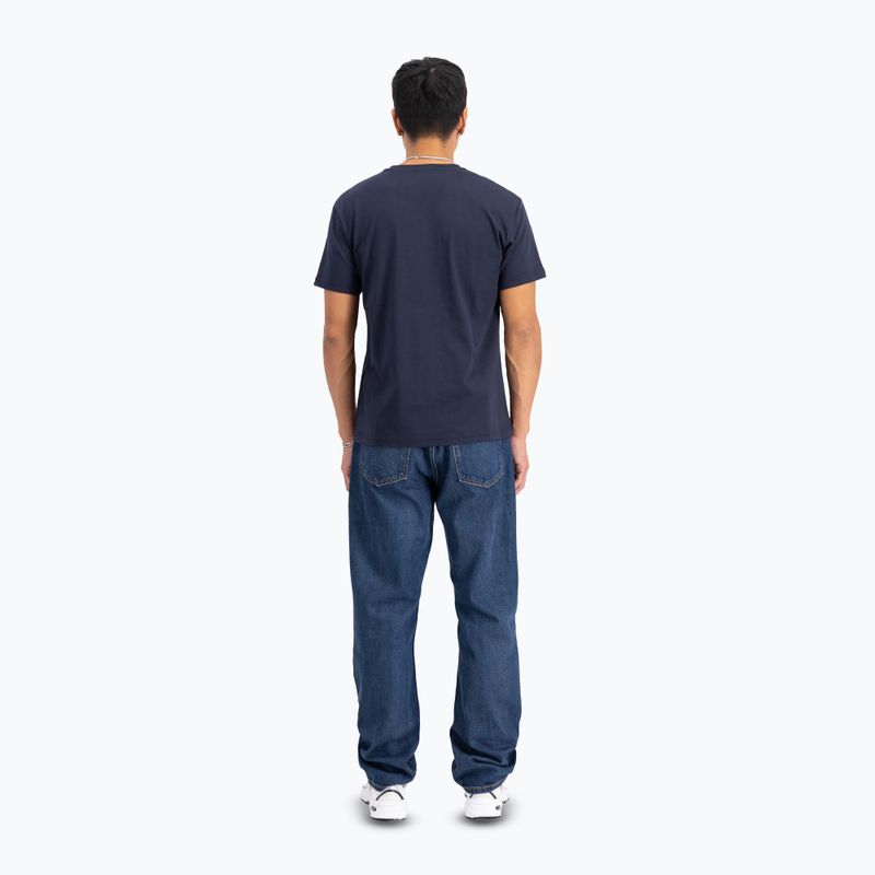 Férfi Alpha Industries Basic Small Logo póló rep.kék 3