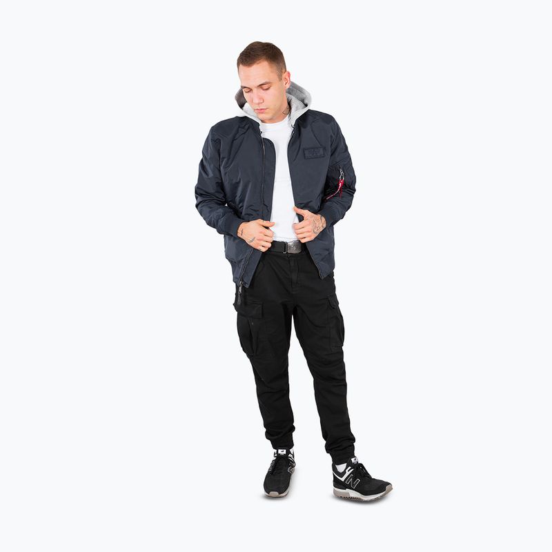 Alpha Industries férfi dzseki MA-1 TT Two Tone Hood rep.kék 2