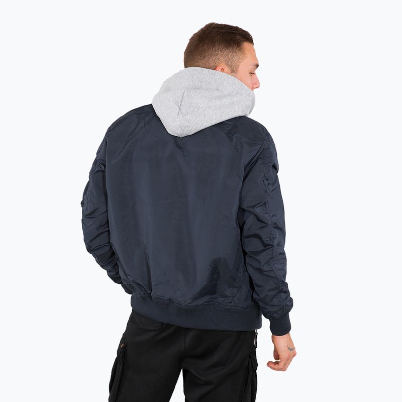 Alpha Industries férfi dzseki MA-1 TT Two Tone Hood rep.kék 3
