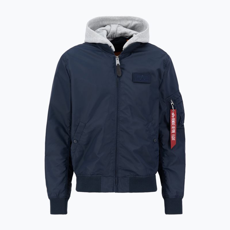 Alpha Industries férfi dzseki MA-1 TT Two Tone Hood rep.kék 4