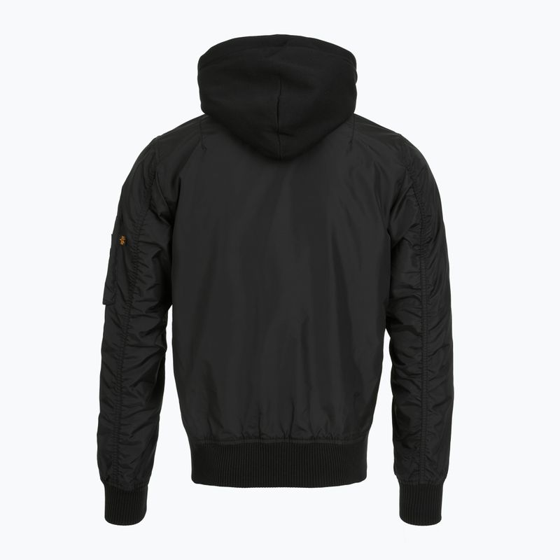 Alpha Industries férfi dzseki MA-1 TT Two Tone Hood fekete/fekete 4