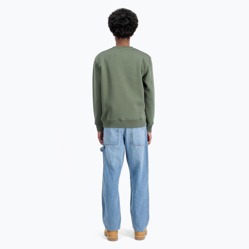 Alpha Industries férfi Basic sötét olívazöld pulóver 3
