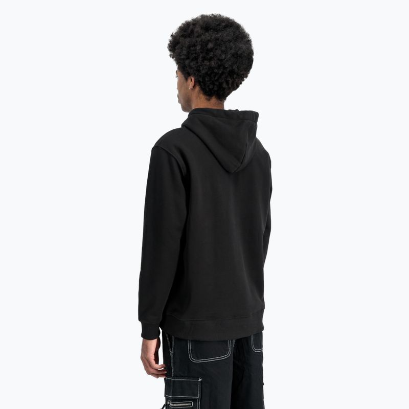 Férfi Alpha Industries Basic Small Logo kapucnis pulóver fekete 5