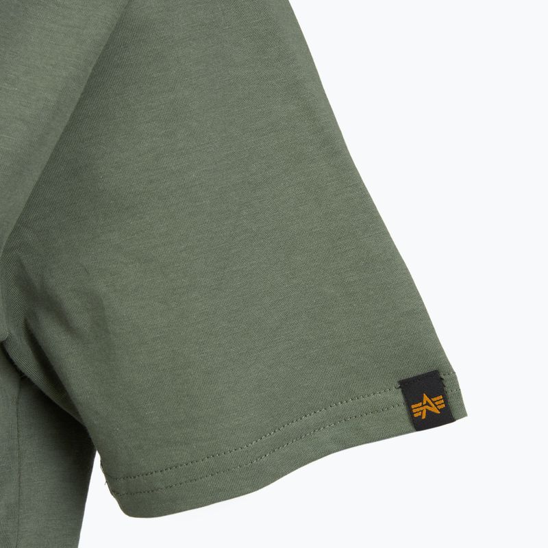 Alpha Industries férfi basic vintage zöld póló pólóing 5