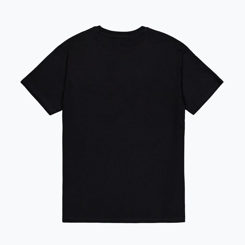 Férfi Alpha Industries Basic Small Logo póló fekete/neon narancssárga 6