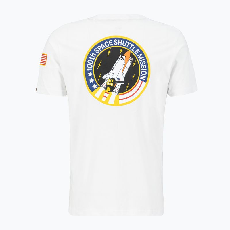 Férfi póló Alpha Industries Space Shuttle T white 4