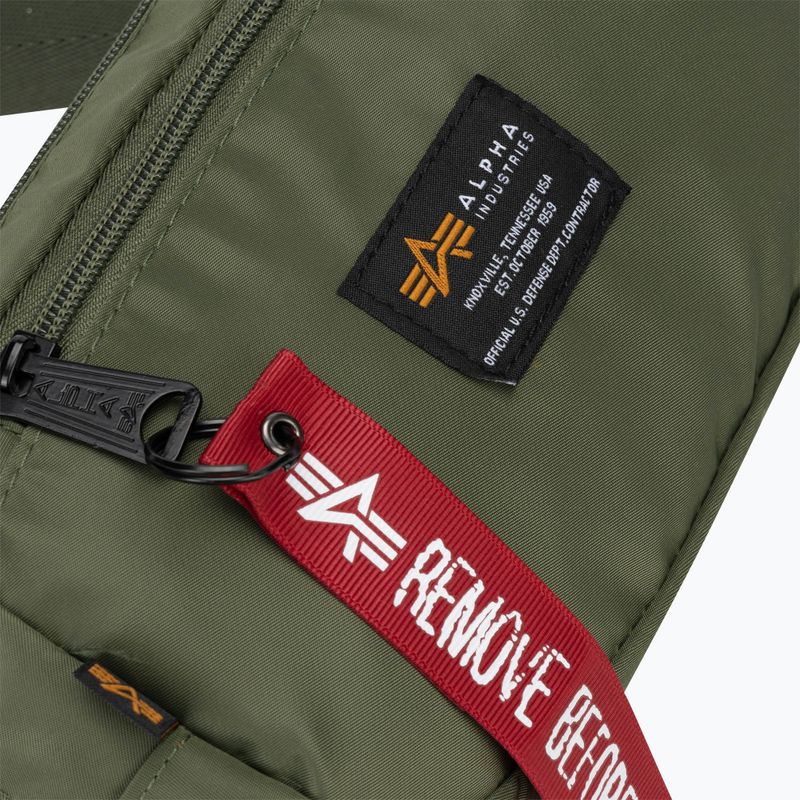 Alpha Industries Crew derék zsályazöld vesetáska 4