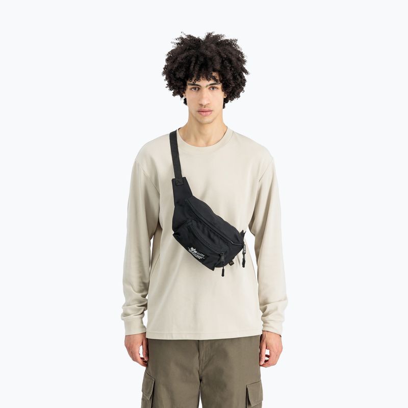 Alpha Industries Big Waist vese tasak fekete 4