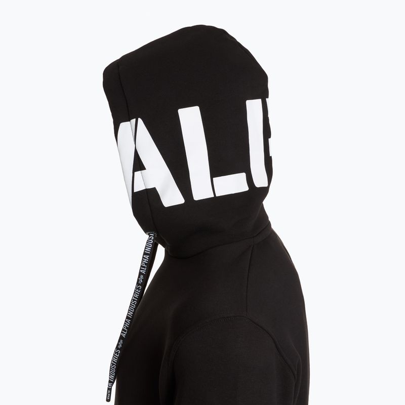 Férfi pulóver Alpha Industries Alpha black 5
