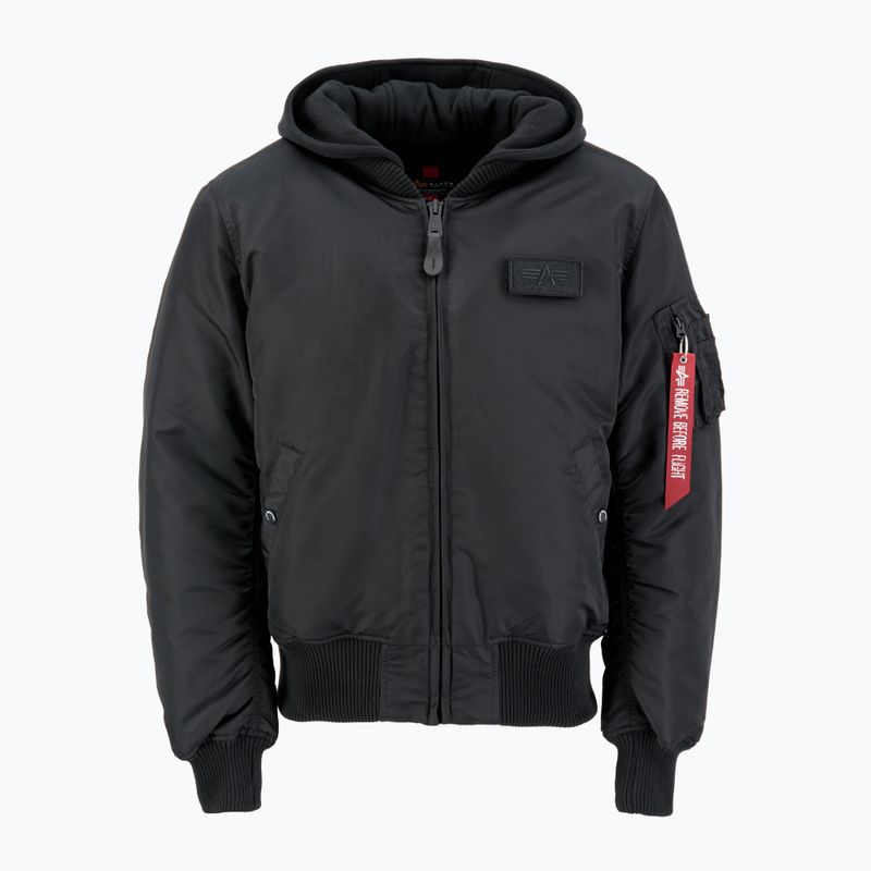 Alpha Industries férfi dzseki MA-1 ZH Back Print fekete / fényvisszaverő