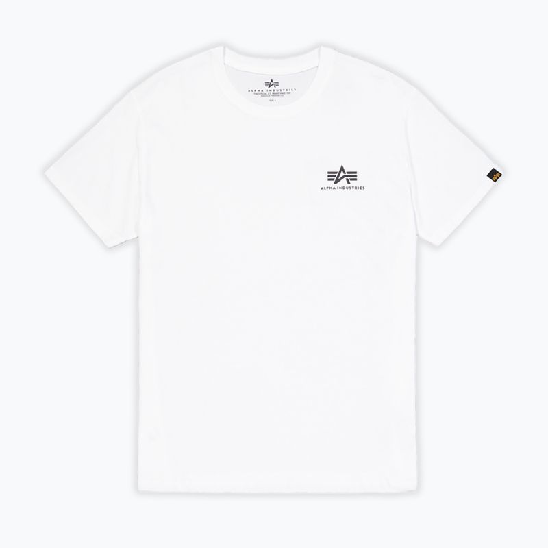 Alpha Industries férfi póló Backprint fehér 8