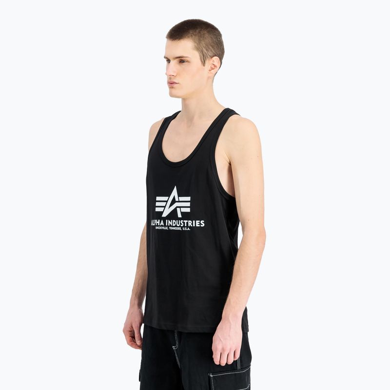 Férfi Alpha Industries Basic Tank Body Building póló fekete 3