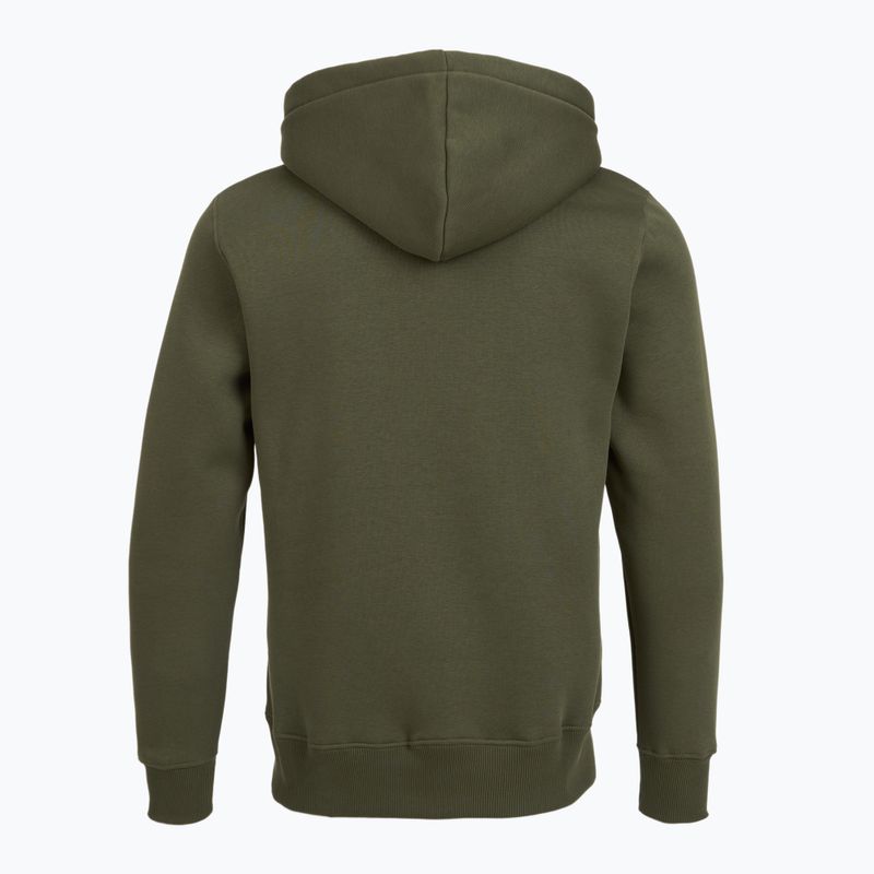 Férfi Alpha Industries Basic Zip SL melegítőfelső sötét olívazöld 2