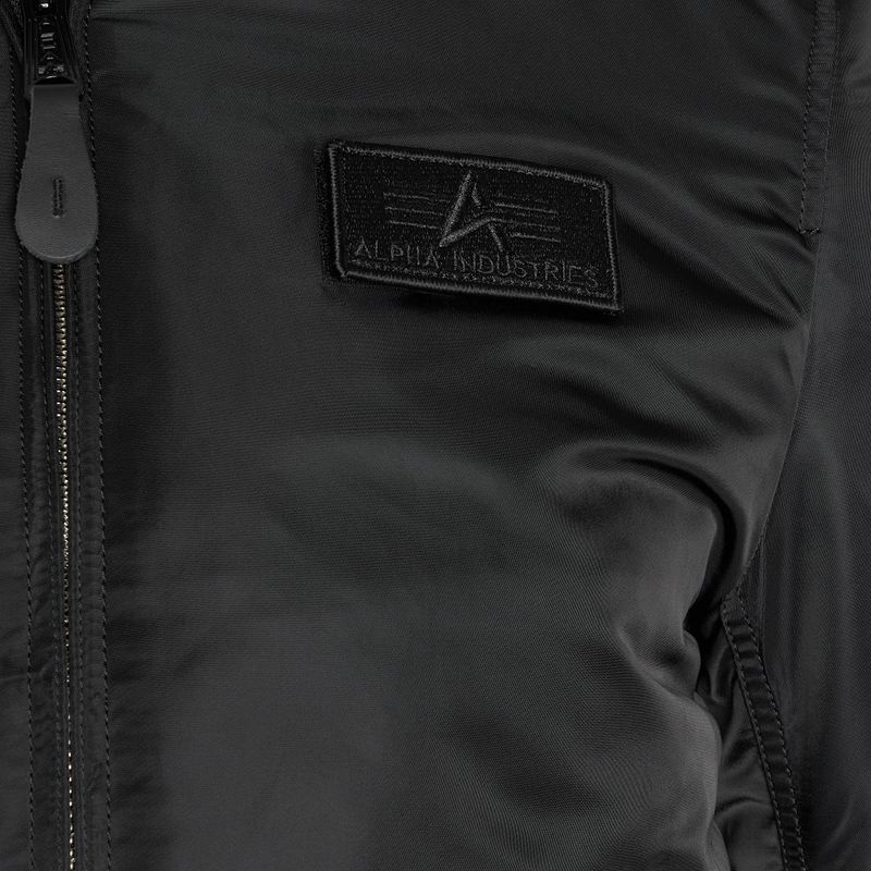 Alpha Industries férfi dzseki MA-1 ZH Back Print fekete / szivárvány fényvisszaverő 4