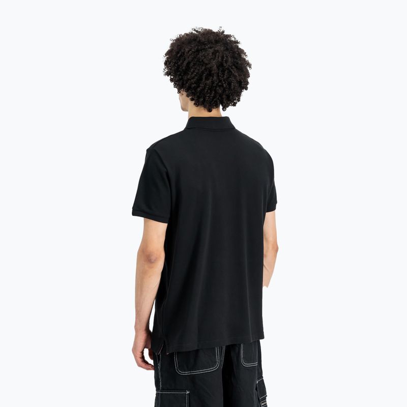 Férfi Alpha Industries Basic Polo Small Logo póló fekete 3