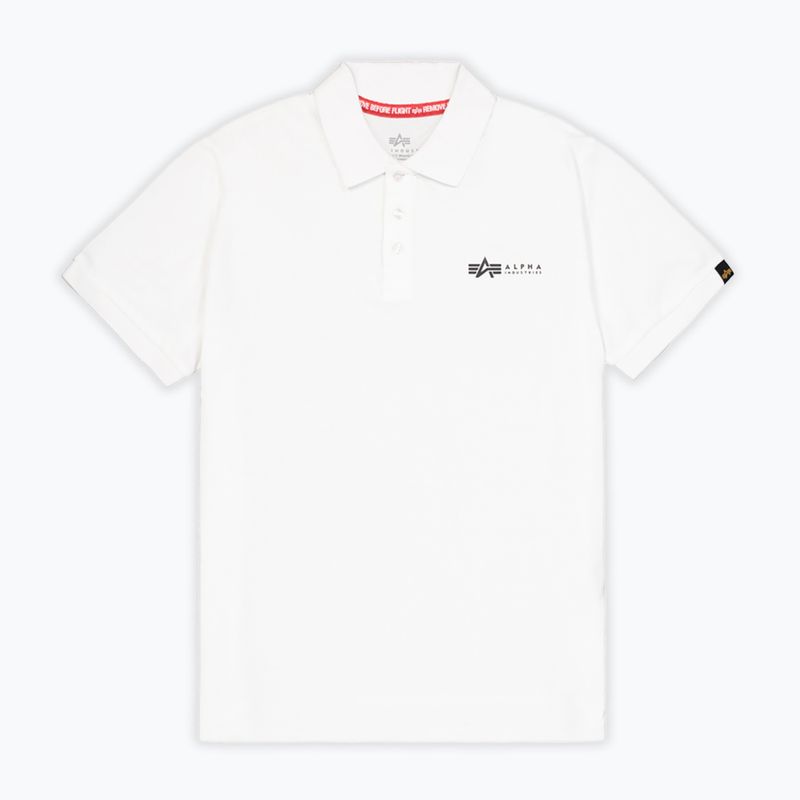 Férfi Alpha Industries Basic Polo Small Logo póló fehér 6