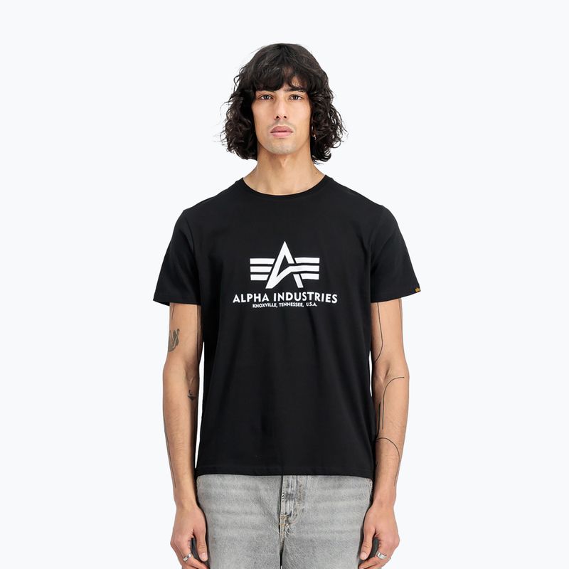 Alpha Industries férfi Basic póló (2 db) fekete