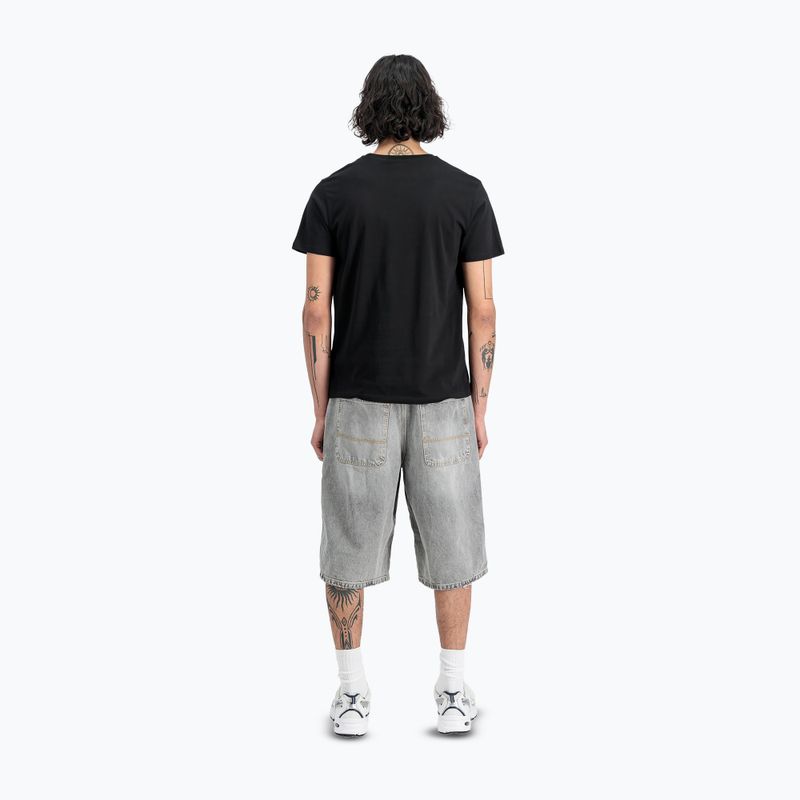 Alpha Industries férfi Basic póló (2 db) fekete 3