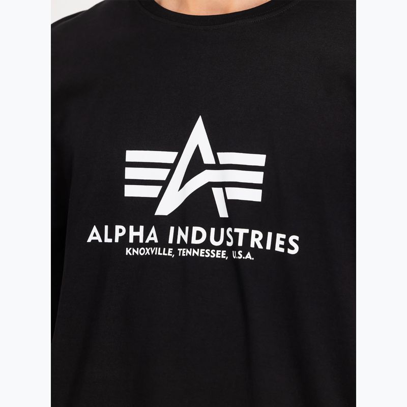Alpha Industries férfi Basic póló (2 db) fekete 6
