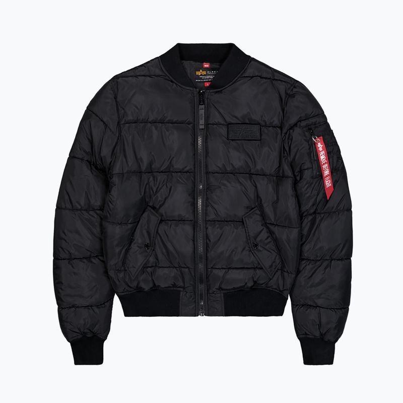 Férfi Alpha Industries MA-1 Puffer Bomber dzseki fekete 7