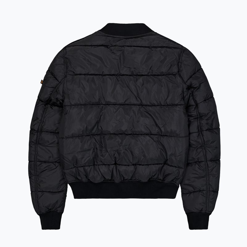 Férfi Alpha Industries MA-1 Puffer Bomber dzseki fekete 8