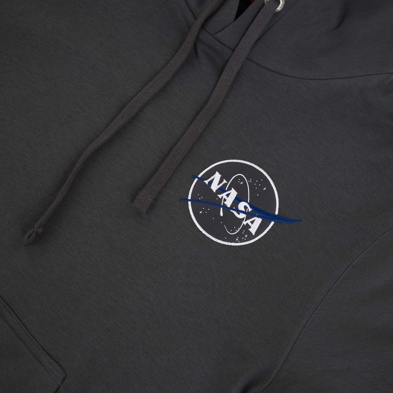 Férfi pulóver Alpha Industries NASA Orbit vintage grey 3