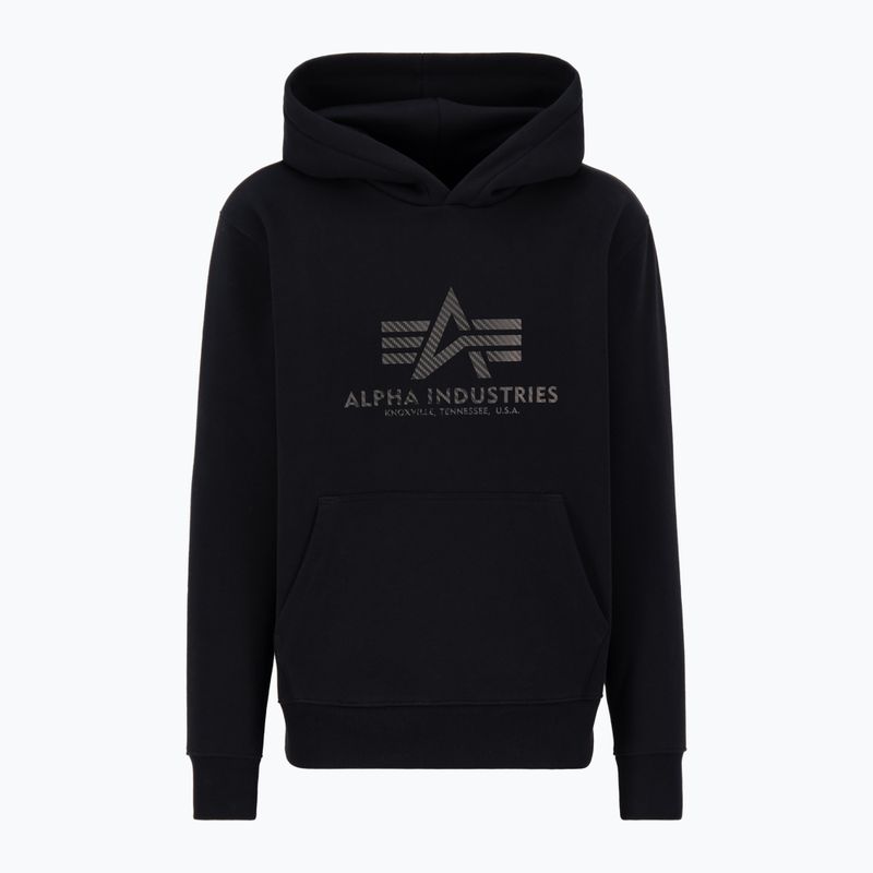 Férfi pulóver Alpha Industries Basic Carbon Hoody black 3