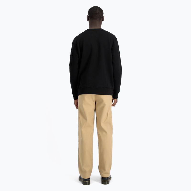 Férfi Alpha Industries fényvisszaverő pulóver fekete 3