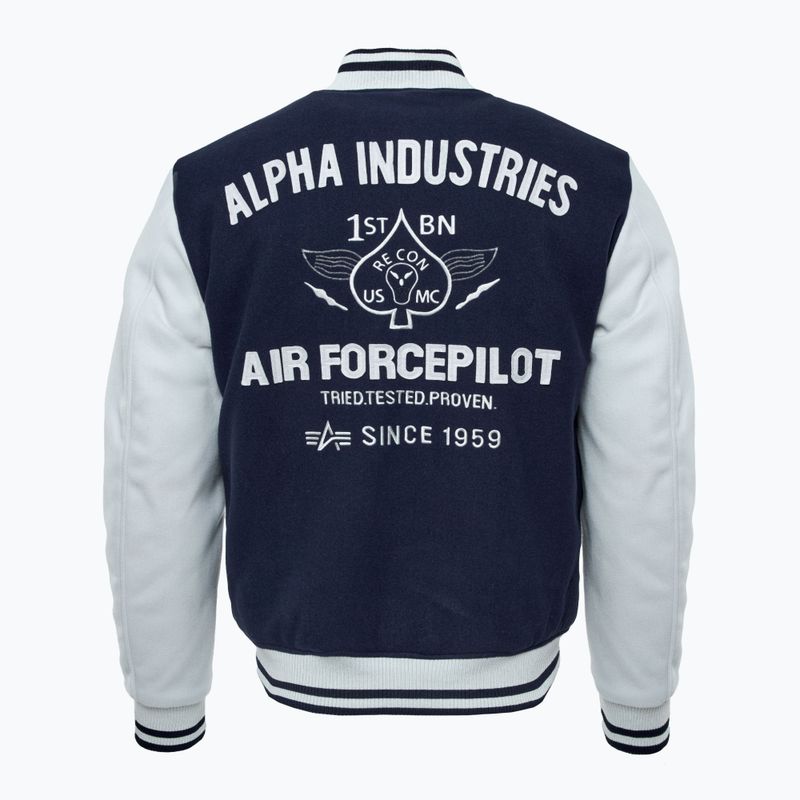 Alpha Industries férfi Varsity Air Force ultra navy kabát 2