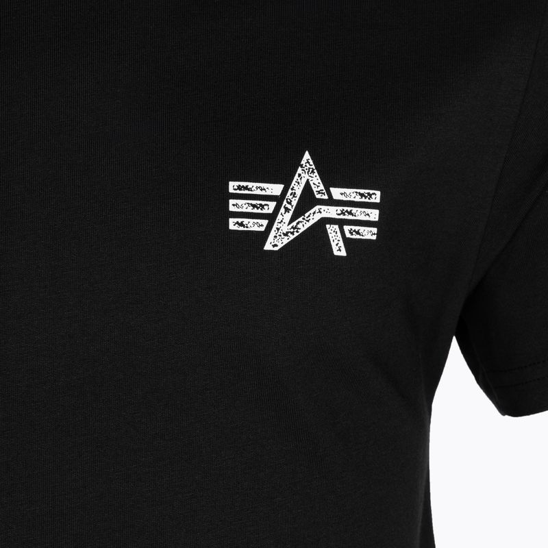 Férfi póló Alpha Industries Signature BP T black 3