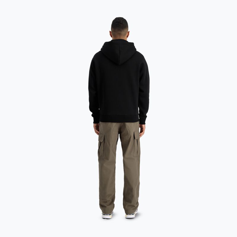Férfi Alpha Industries Basic kapucnis pulóver TPU fekete/króm 3