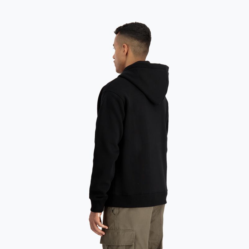 Férfi Alpha Industries Basic kapucnis pulóver TPU fekete/króm 4