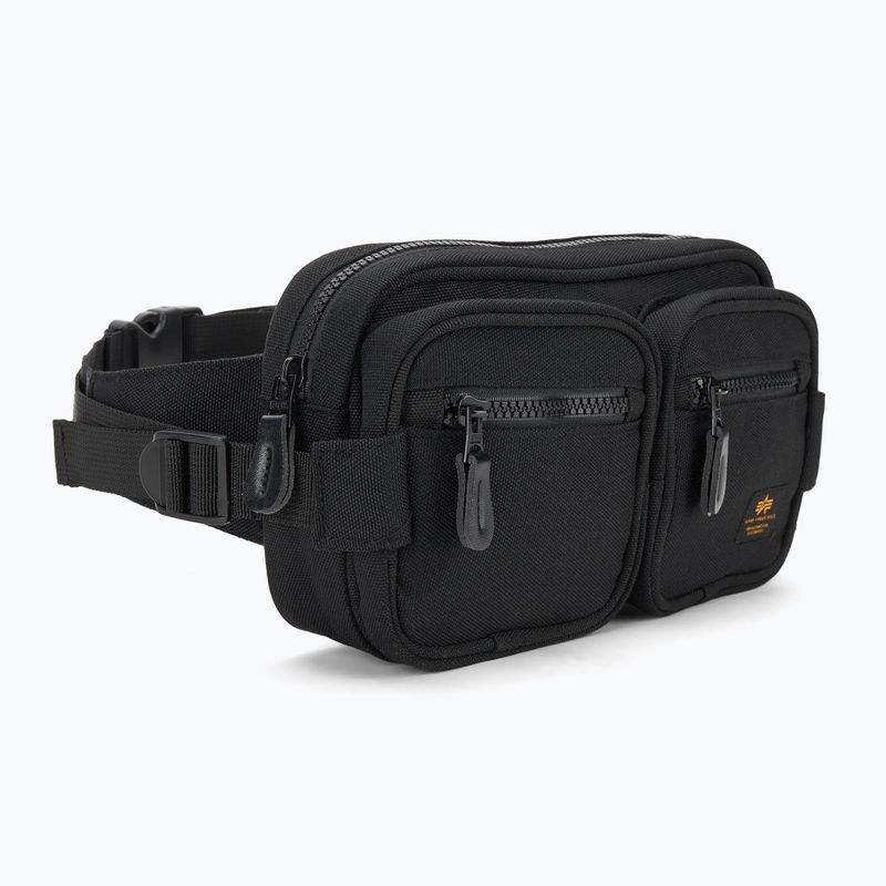 Alpha Industries Label 1,5 l-es fekete vesetáska 2