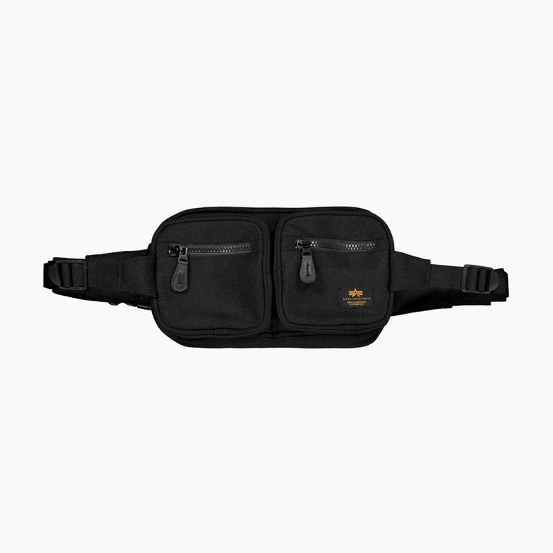 Alpha Industries Label 1,5 l-es fekete vesetáska 6