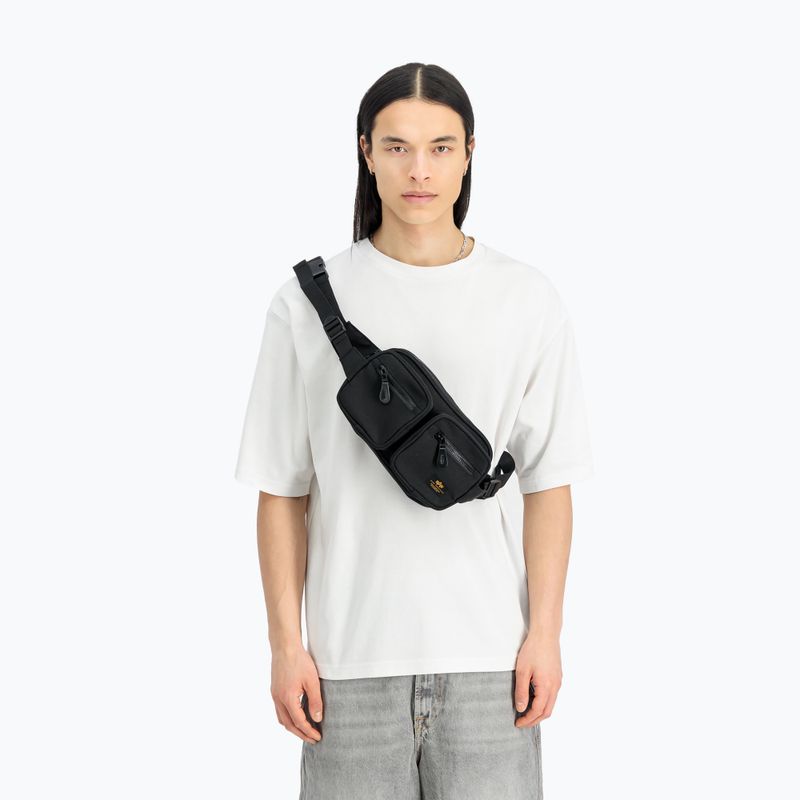 Alpha Industries Label 1,5 l-es fekete vesetáska 8